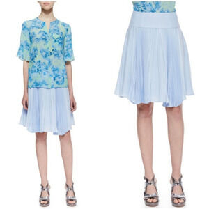 Nanette Lepore Sunny‎ Day pleated chiffon skirt.